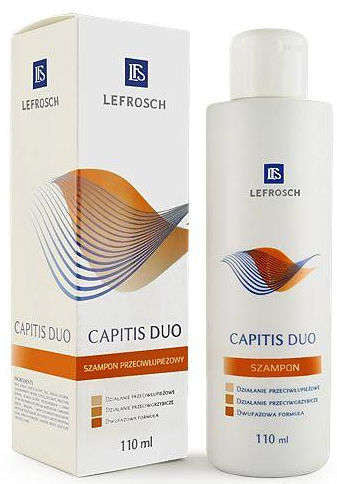 CAPITIS Duo shampoo 110ml, ketoconazole, dandruff relief, scalp dandruff