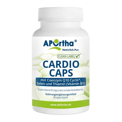 CARDIO CAPS with Coenzyme Q10+Selenium+B1 Capsules – ELIVERA UK