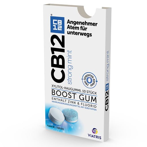 CB12 boost strong mint chewing gum