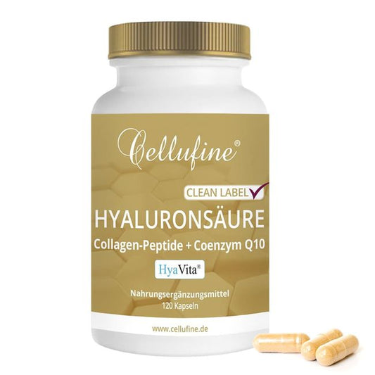 CELLUFINE Hyaluronic Acid 100 mg + Collagen + Q10 Capsules 120 pcs