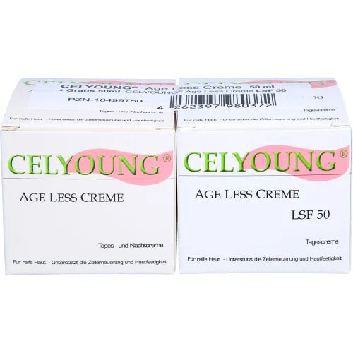 CELYOUNG age less cream + free SPF 50 2X50 ml