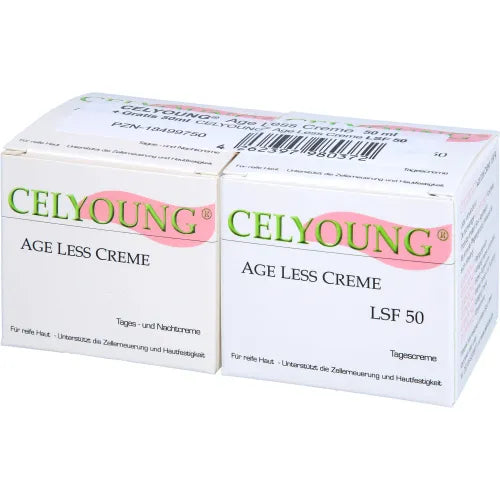 CELYOUNG age less cream + free SPF 50 2X50 ml