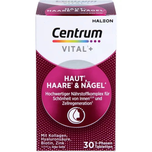 CENTRUM Vital+ Skin Hair Nails Tablets