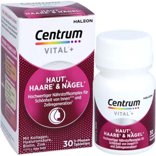 CENTRUM Vital+ Skin Hair Nails Tablets