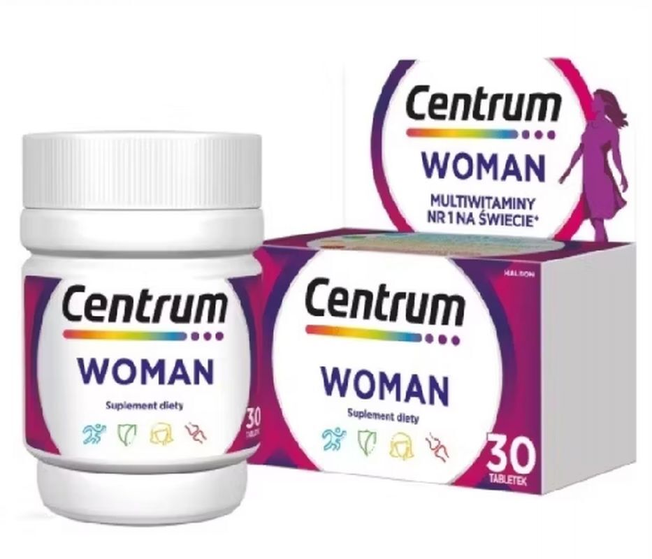 CENTRUM WOMAN Complete set of vitamins and minerals for women 30 tablets