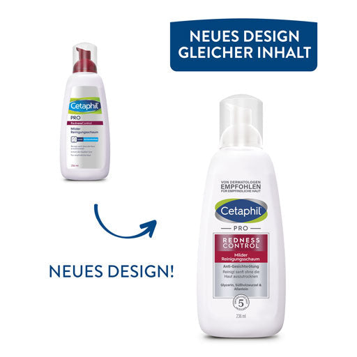 CETAPHIL RednessControl mild cleansing foam 236 ml
