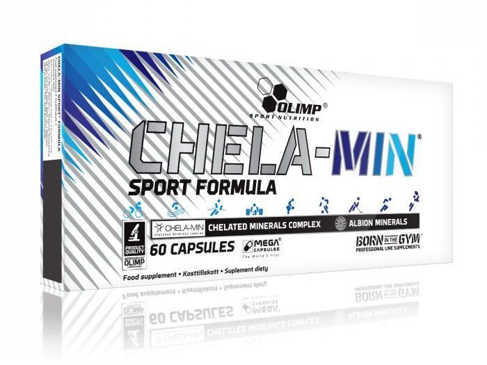 CHELA-MIN Sport Formula x 60 capsules  a patented formula of minerals