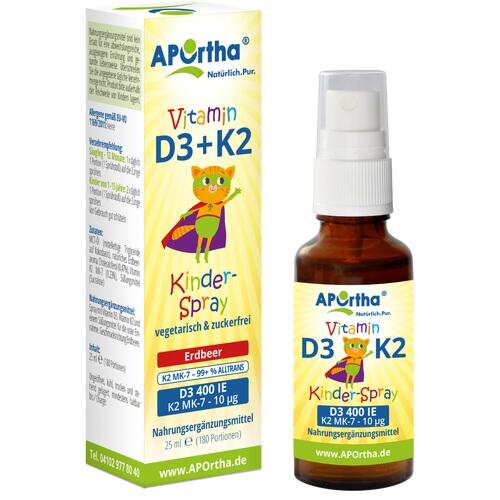 CHILDREN'S MOUTH SPRAY D3 400 IU+K2 10 μg Strawberry