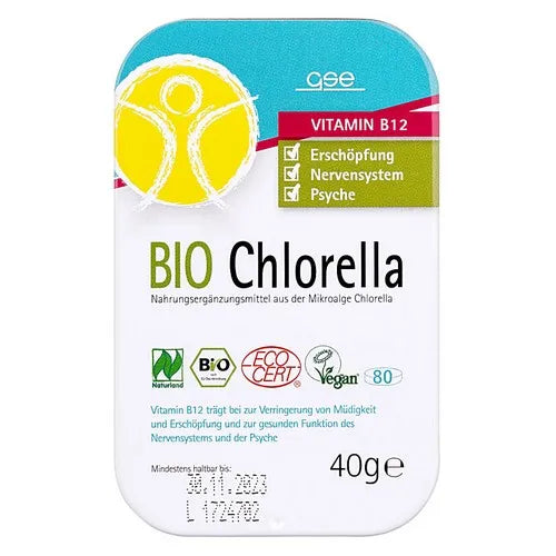 CHLORELLA 500 mg Organic Naturland Tablets