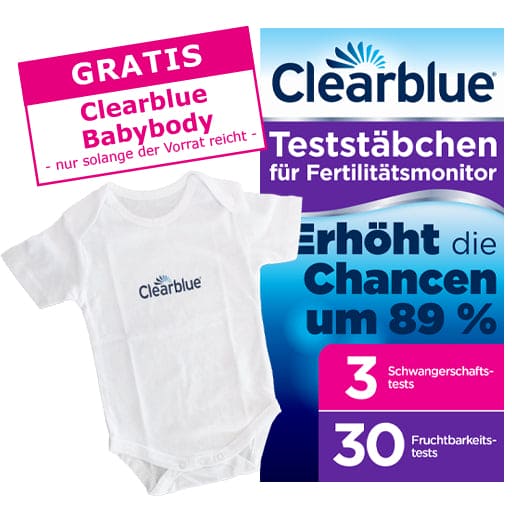 CLEARBLUE FERTILITY MONITOR TEST 30+3 WITH BODY