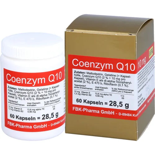 COENZYME Q10 10 mg FBK-Pharma GmbH capsules