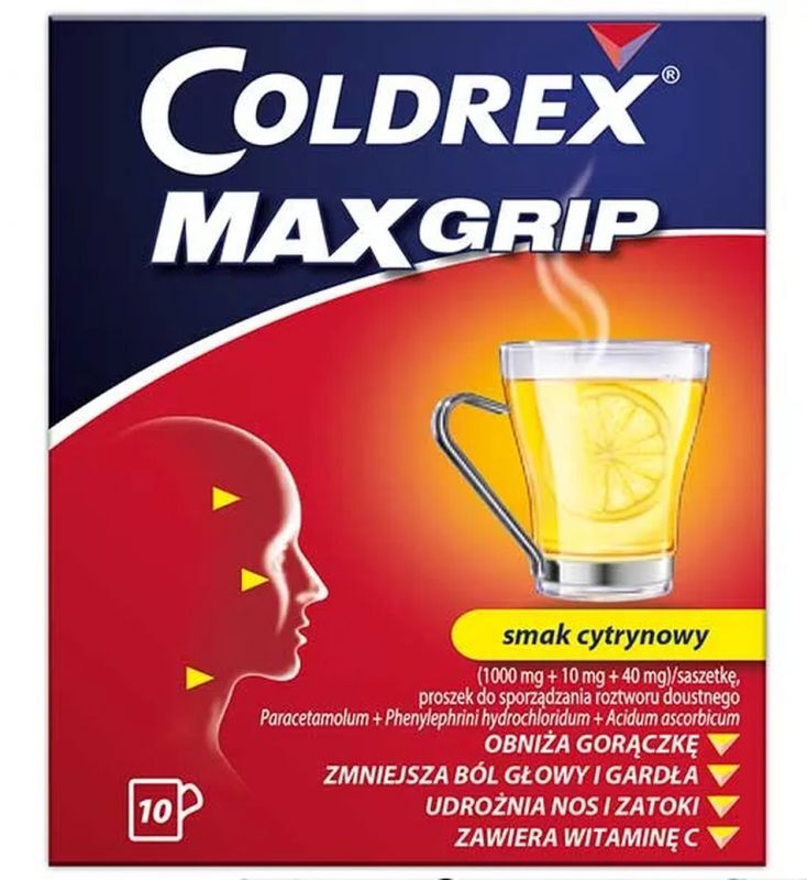 COLDREX MAXGRIP lemon x 10 sachets
