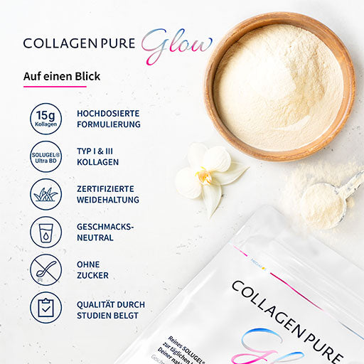COLLAGEN PURE Glow 100% pure collagen powder