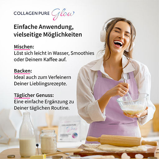 COLLAGEN PURE Glow 100% pure collagen powder