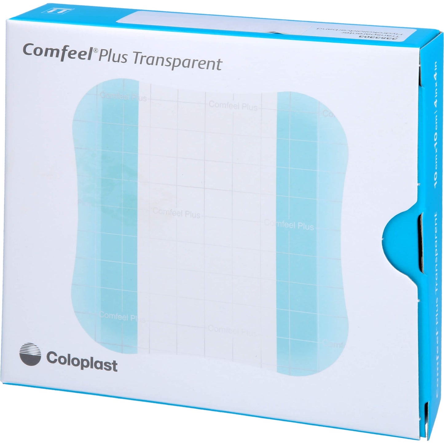 COMFEEL Plus Transparent Hydrocolloid Connector 10x10 cm
