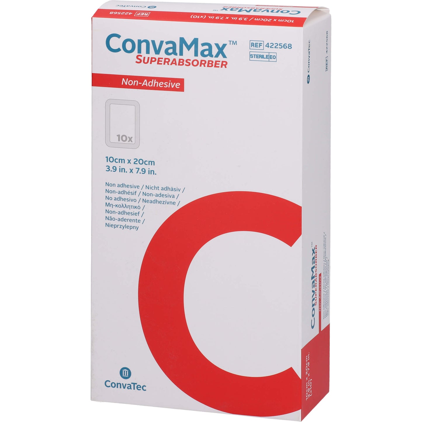 CONVAMAX superabsorbent non-adhesive 10x20 cm