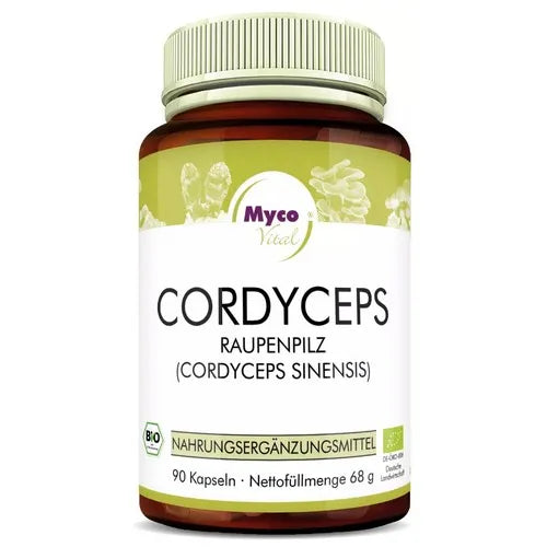 CORDYCEPS ORGANIC Mushroom Powder Capsules