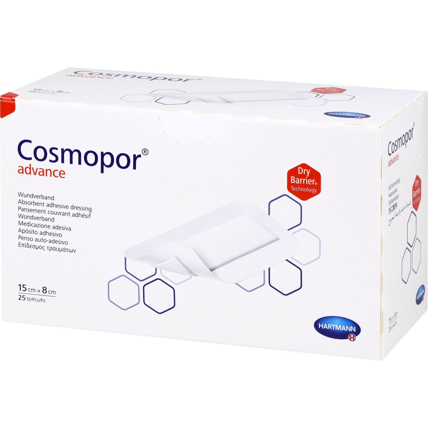 COSMOPOR Advance wound dressing 8x15 cm