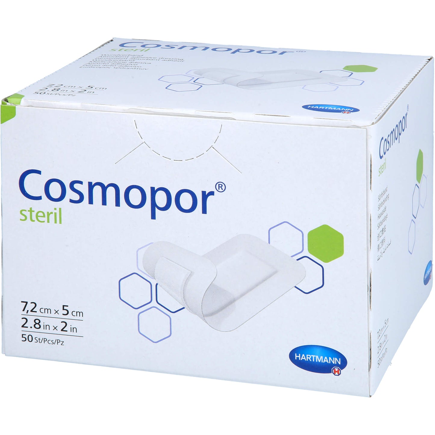 COSMOPOR sterile wound dressing 5x7.2 cm