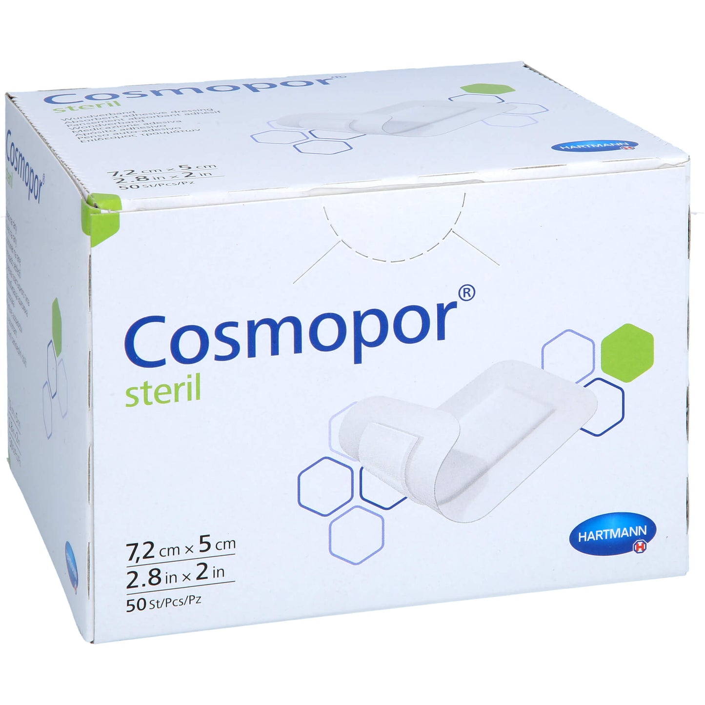 COSMOPOR sterile wound dressing 5x7.2 cm