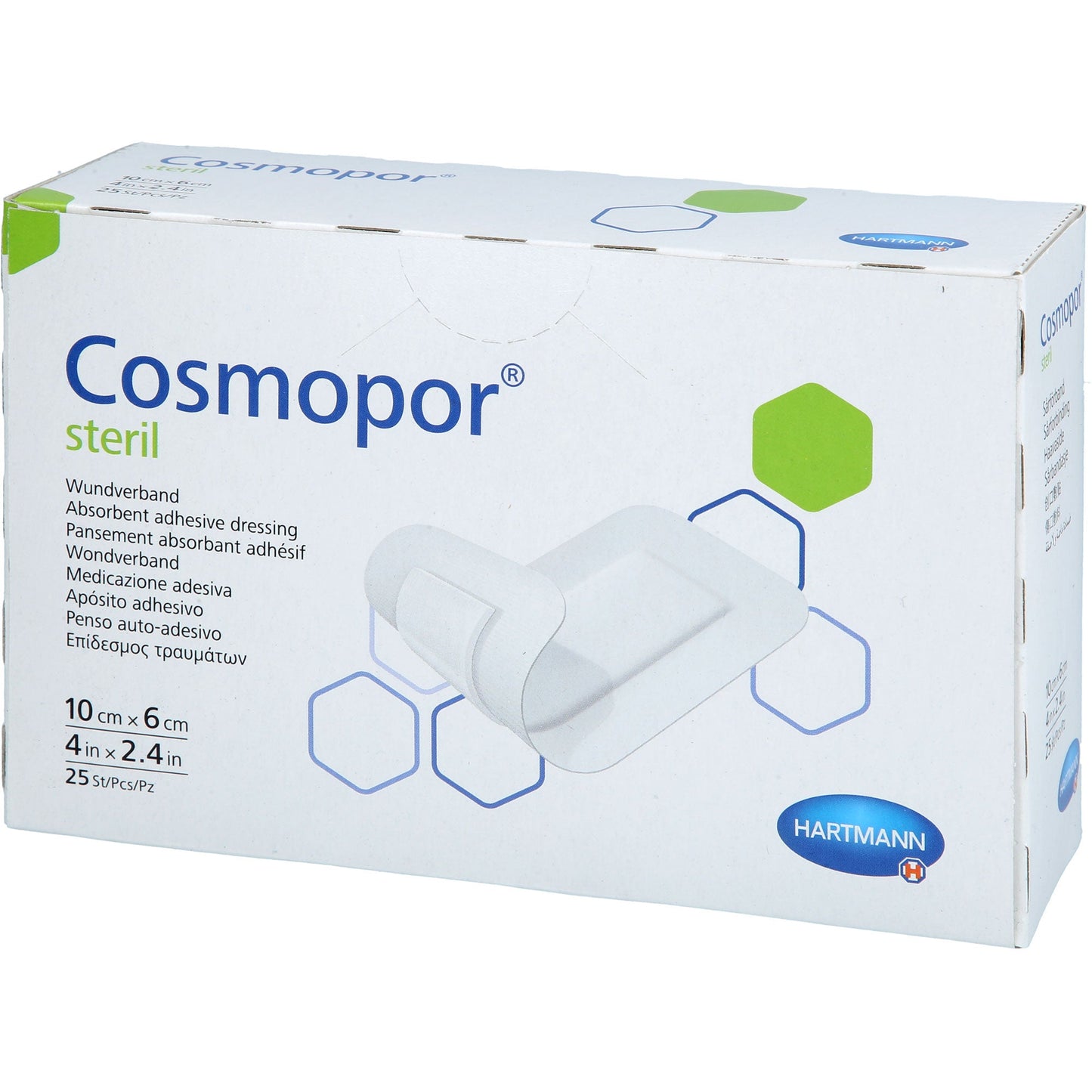 COSMOPOR sterile wound dressing 6x10 cm