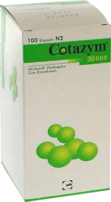 COTAZYM 30,000 pellets enteric-coated capsules UK
