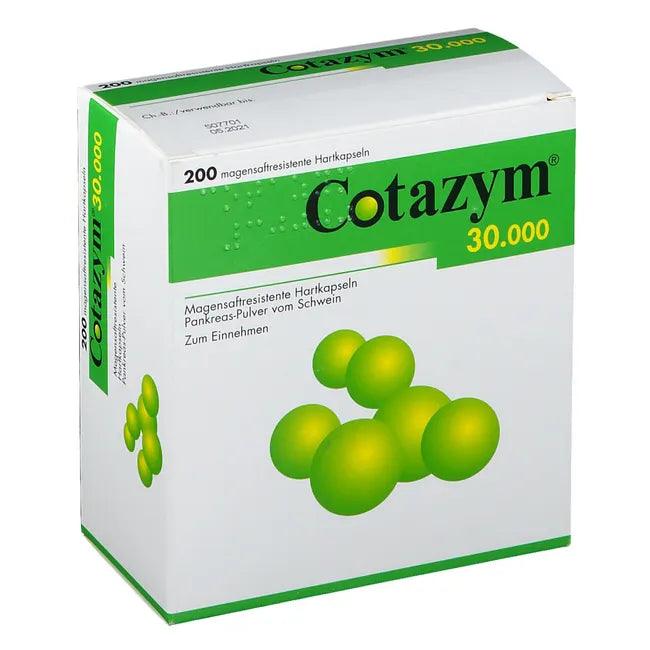 COTAZYM 30,000 pellets enteric-coated capsules UK