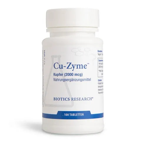 CU-ZYME 2 mg Copper Tablets 100 pcs