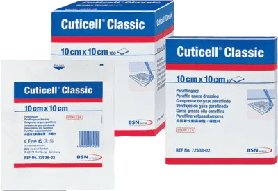 CUTICELL Classic wound gauze 10x10 cm UK