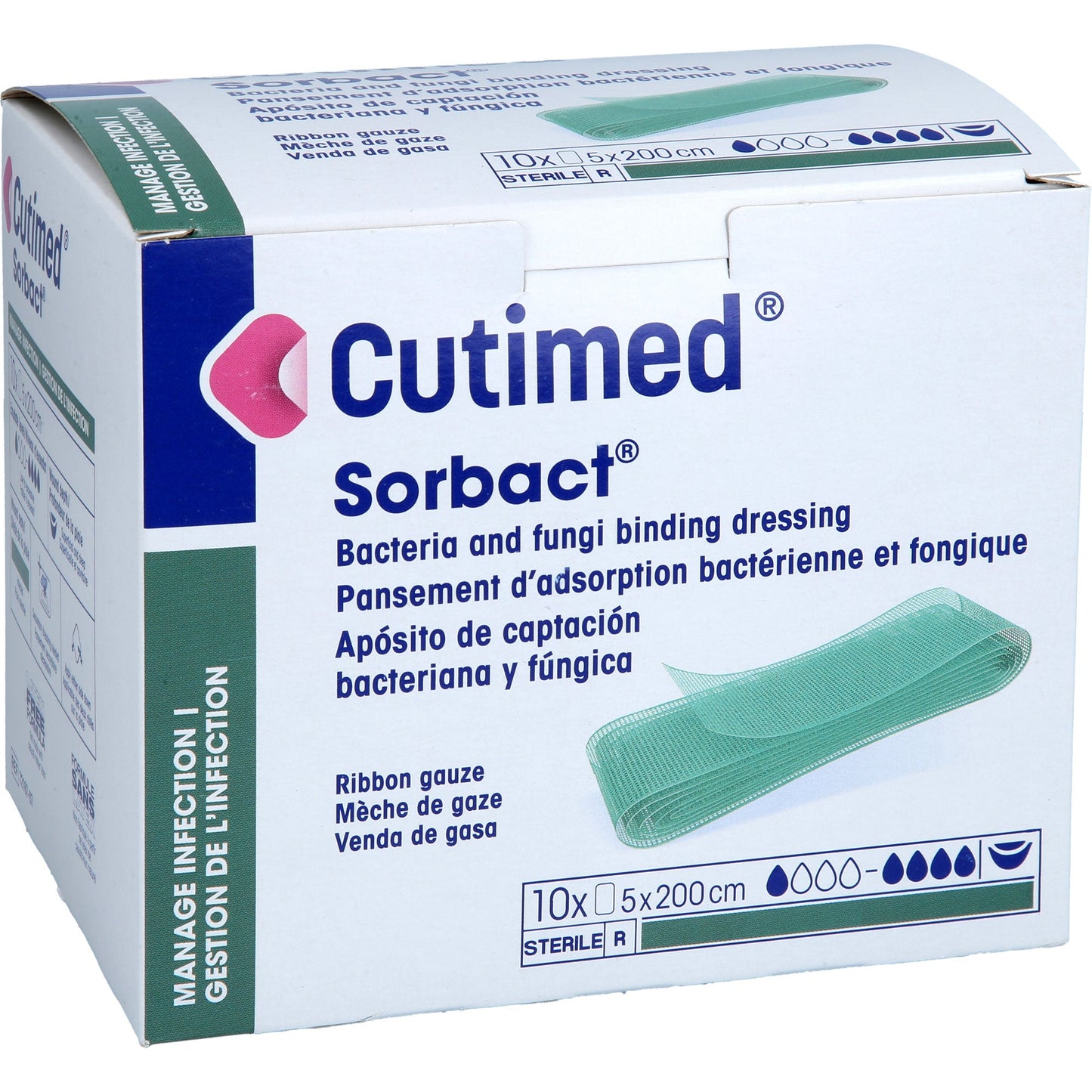 CUTIMED Sorbact tamponades 5x200 cm