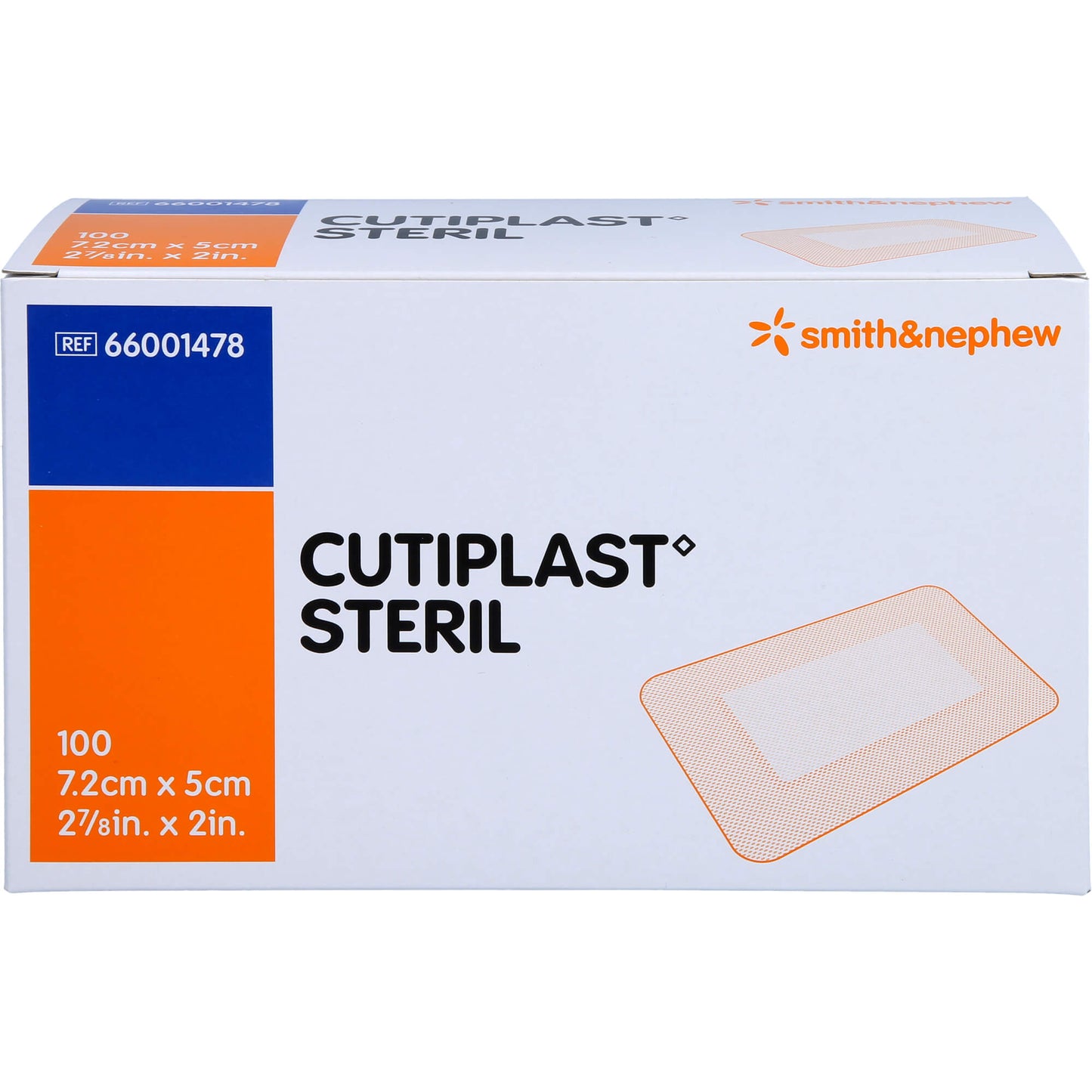 CUTIPLAST sterile wound dressing 5x7.2 cm