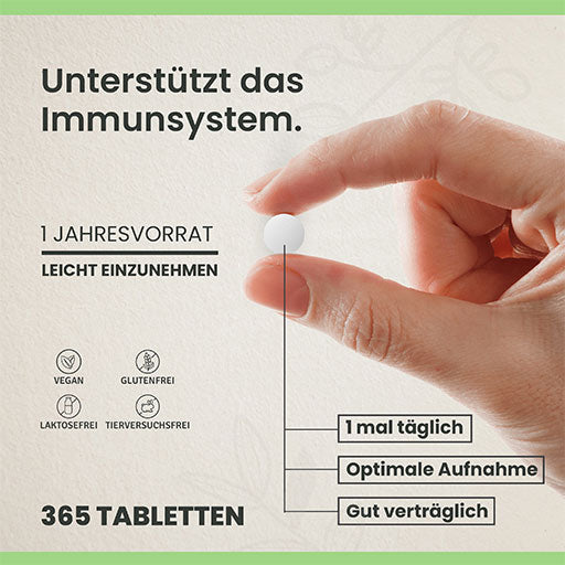 CYB Zinc 25 mg high-dose vegan tablets