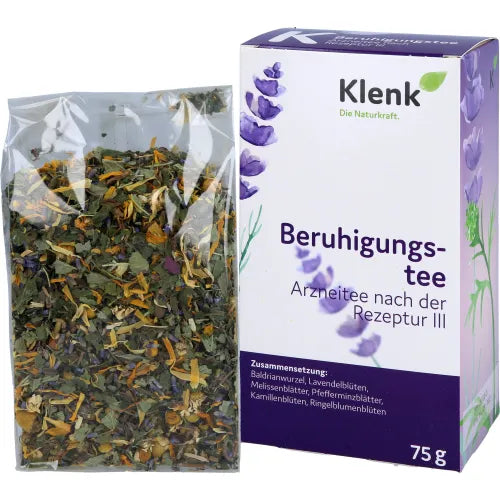 Calming tea medicinal tea