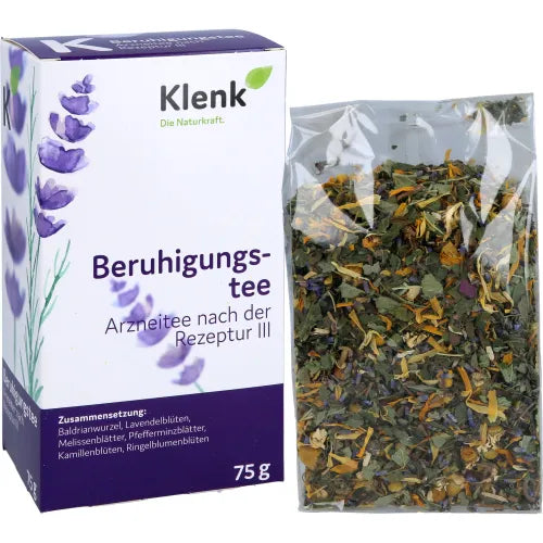 Calming tea medicinal tea