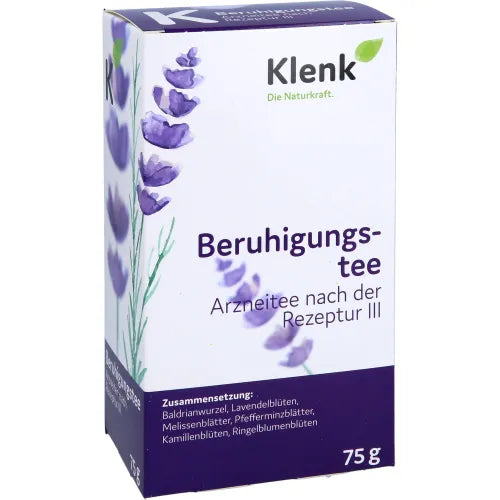 Calming tea medicinal tea