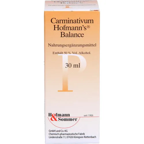 Carminativum Hofmann's Balance Liquid for oral administration 30 ml
