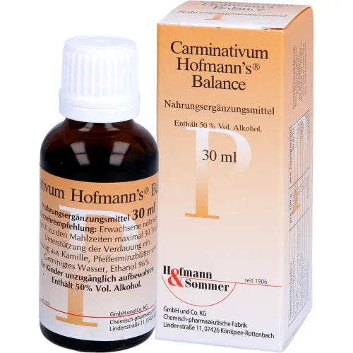Carminativum Hofmann's Balance Liquid for oral administration 30 ml