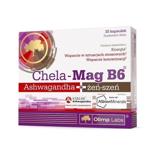 Chela-Mag B6 Ashwagandha + Ginseng