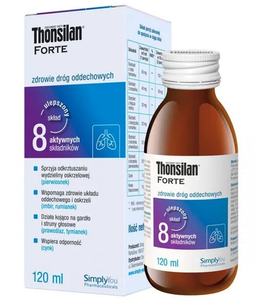 Children over 3 years of age, Thonsilan Forte syrup 120 ml