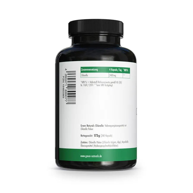 Chlorella Capsules 2400 mg vegan 240