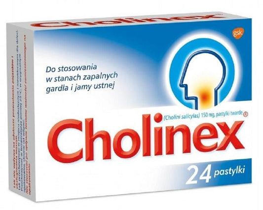 Choline salicylate Cholinex 24 lozenges