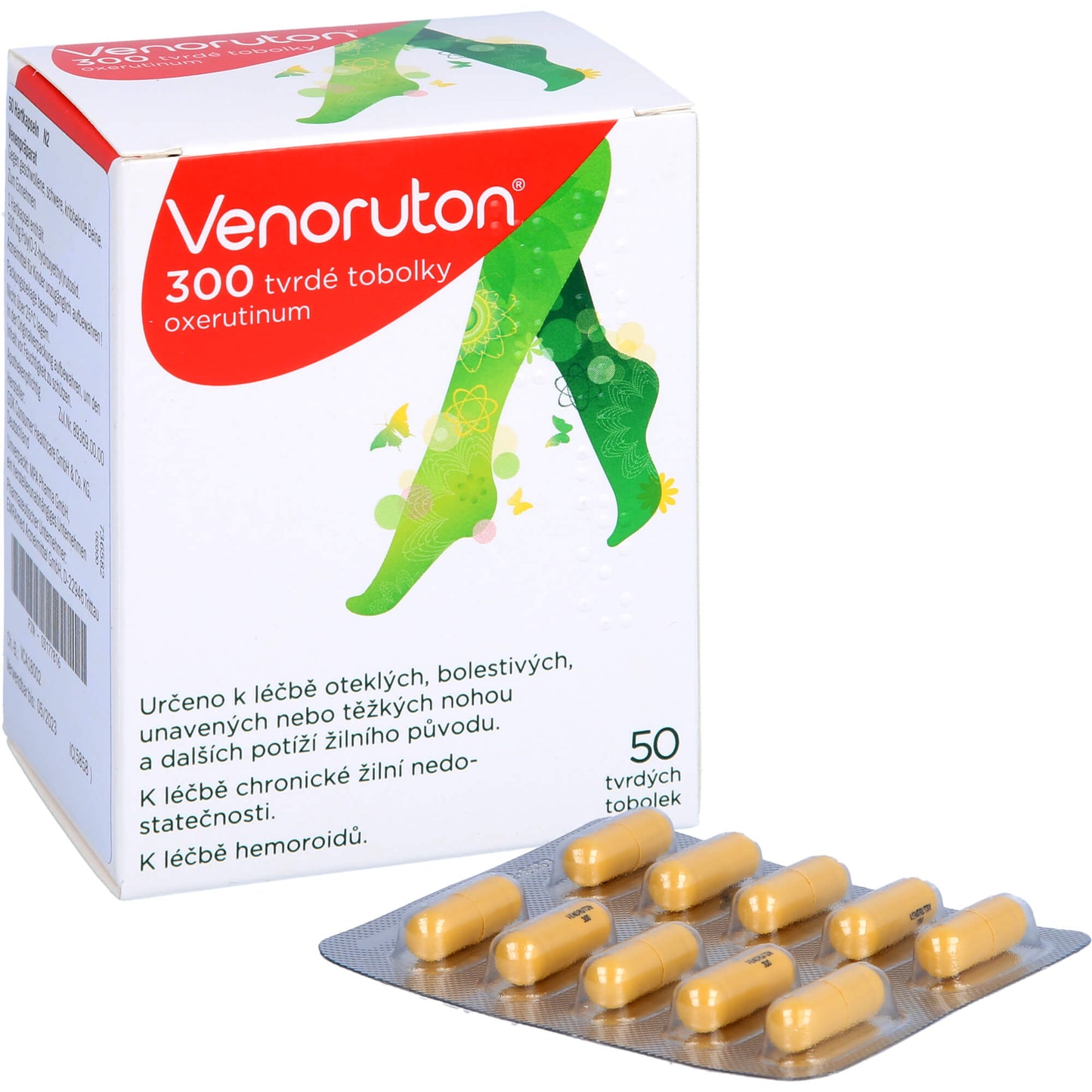 Chronic venous insufficiency, VENORUTON 300 capsules – ELIVERA UK