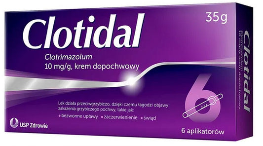 Clotidal vaginal cream 35g + 6 applicators