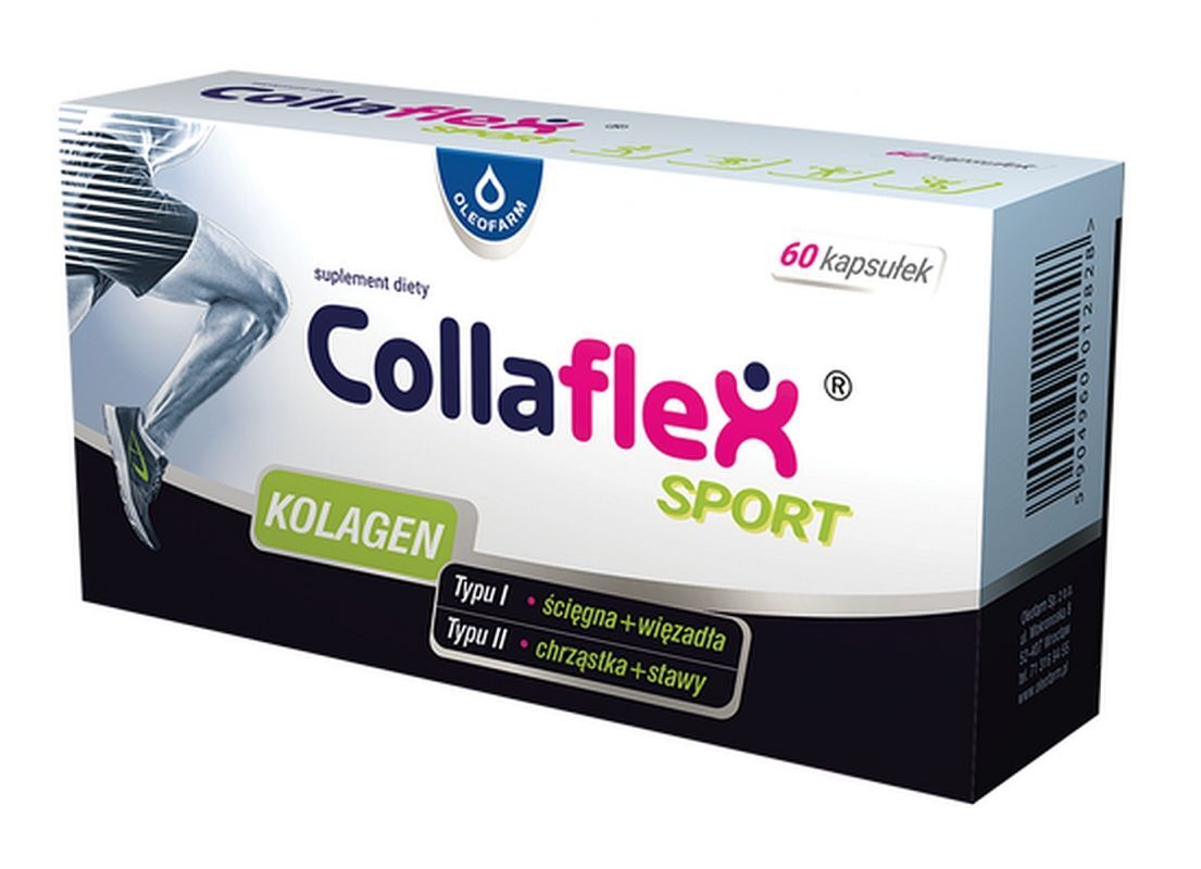 Collaflex Sport x 60 capsules, hyaluronic acid, collagen type 2, chondroitin sulphate