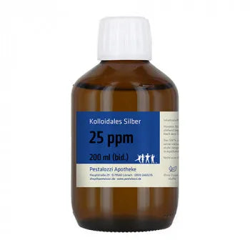 Colloidal silver bidist. (Silver water) 25 ppm