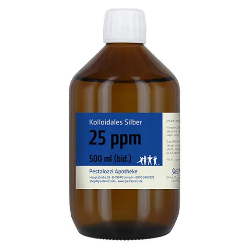 Colloidal silver bidist. (Silver water) 25 ppm