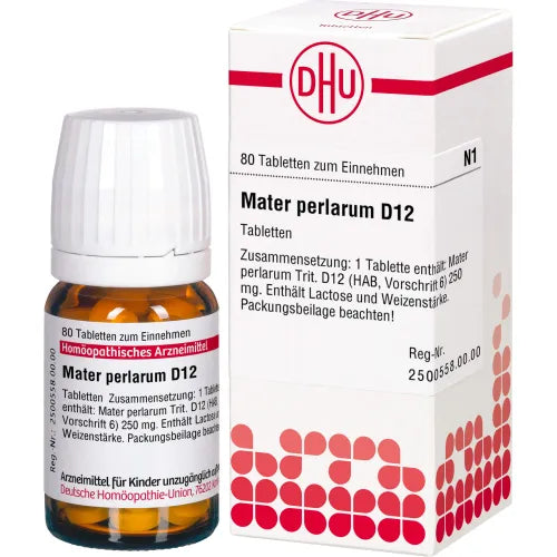Conchiolin (Conchiolinum) MATER PERLARUM D 12 tablets 80 pcs