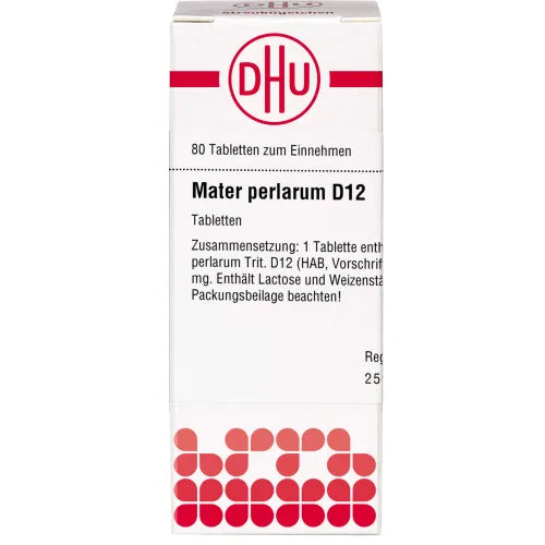 Conchiolin (Conchiolinum) MATER PERLARUM D 12 tablets 80 pcs