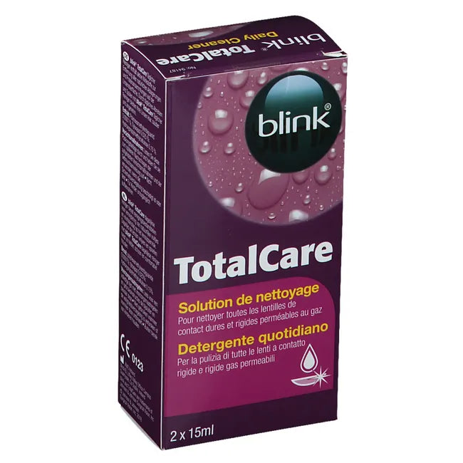 Contact lens cleaning solution, BLINK TotalCare daily cleaner