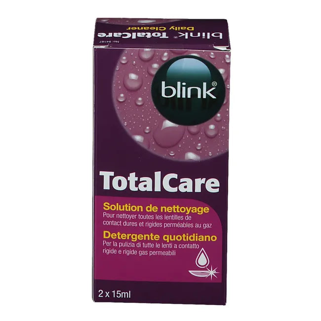 Contact lens cleaning solution, BLINK TotalCare daily cleaner